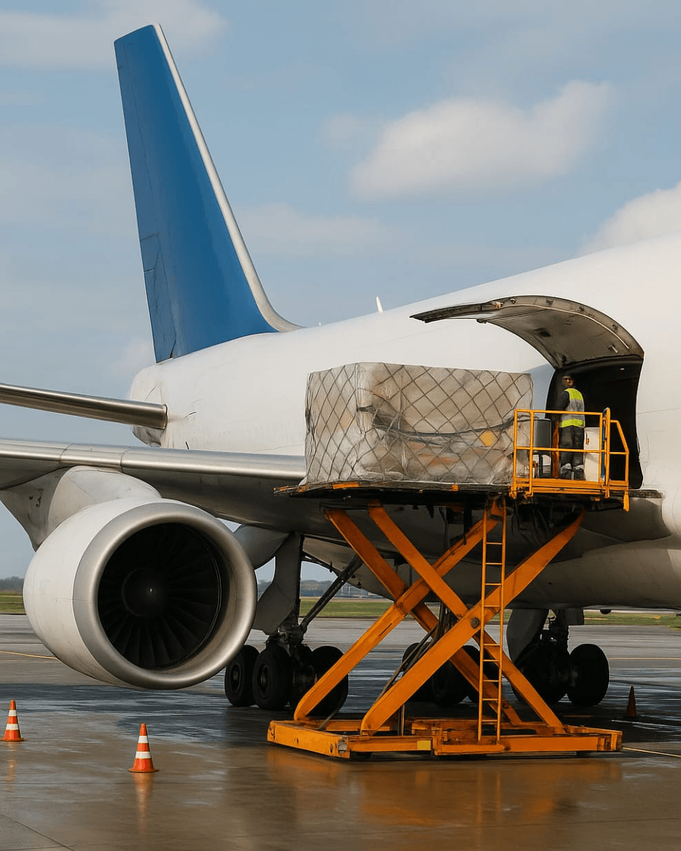 Airplane Cargo Loading Airplane Cargo Loading